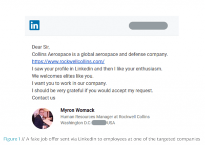 LinkedIn phishing scam